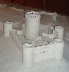 la maquette du chteau d'Enguerrand III