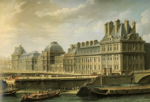 Le palais des Tuileries en 1757